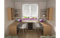 Письменный стол для двоих Виктория 18