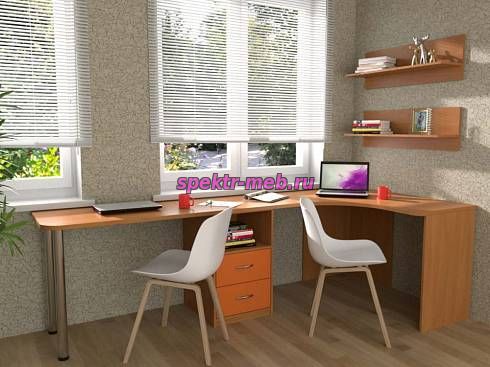 Письменный стол для двоих Виктория 22