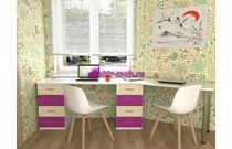 Письменный стол для двоих Виктория 27