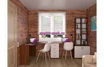 Письменный стол для двоих Канзас 36