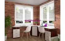 Письменный стол для двоих Калифорния 14