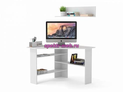 Стол компьютерный с полками Корнер 2