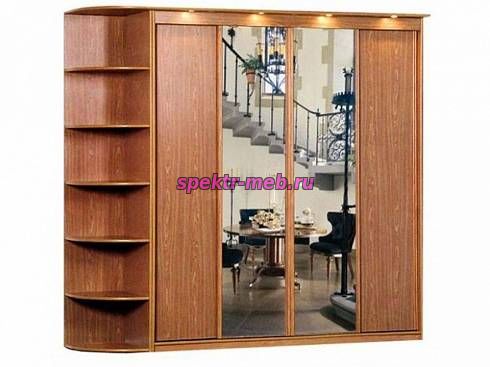 Шкаф-купе Гелакси четырехдверный
