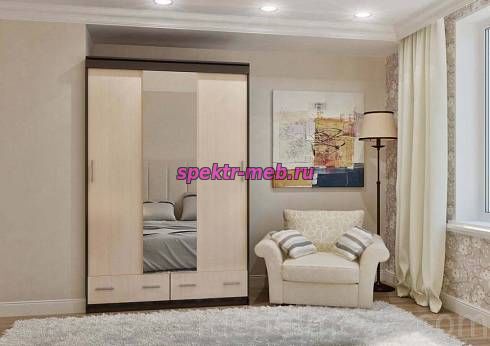 Шкаф-купе Млечный 5