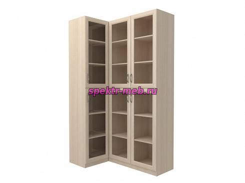 Угловой шкаф для книг Модуль 23