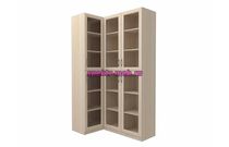 Угловой шкаф для книг Модуль 23