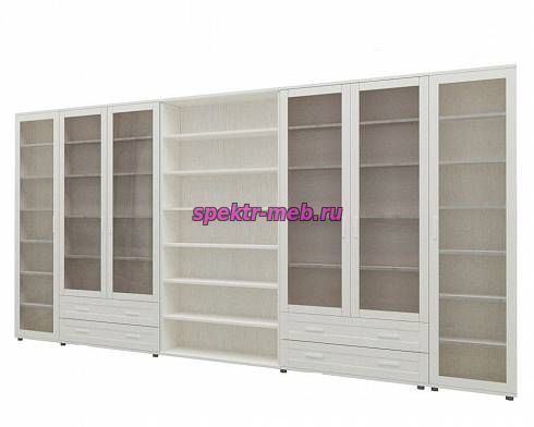 Библиотека с комплектами полок Гаурон-К №2.1