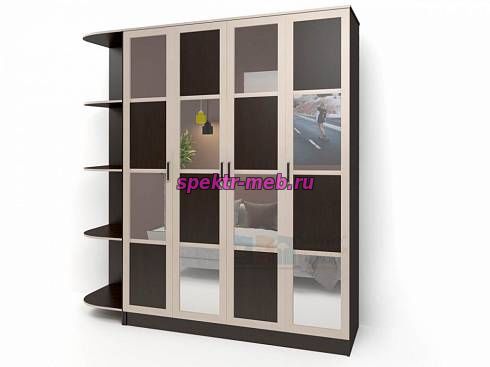Шкаф четырехстворчатый Стайл Люкс-Ч1