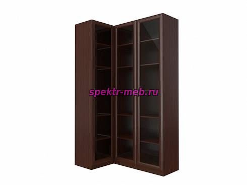 Угловой шкаф для книг Фобос 21