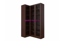 Угловой шкаф для книг Фобос 21