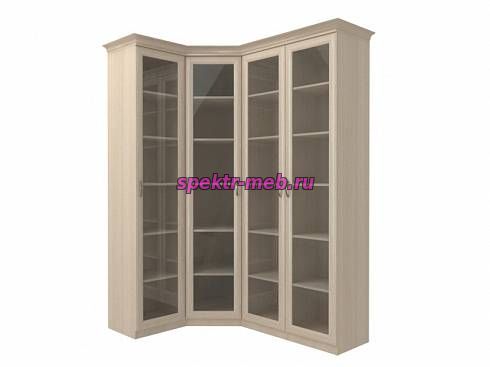 Угловой шкаф для книг Модуль 2.4