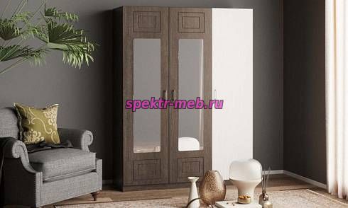 Шкаф с зеркалом Анастасия 3