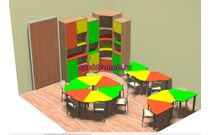 Стол «Ромашка» регулируемый ЛДСП