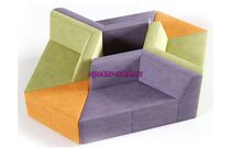 Комплект модульная банкетка трапеция+треугольник