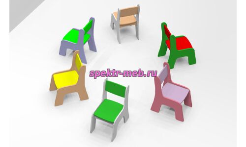 Стул детский регулируемый МДФ