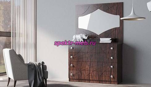 Комод с зеркалом Хлоя 11