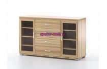 Комод со стеклянными дверцами Метро-2