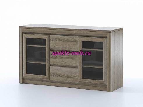 Комод Монтана со cтеклом