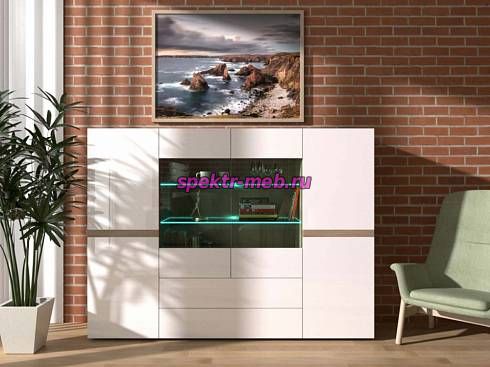 Комод с подсветкой Сирена 48