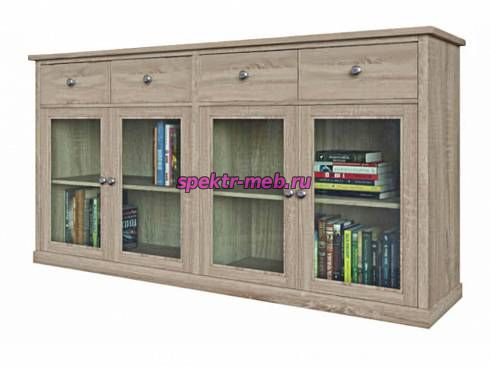 Комод Ковентри со стеклянными дверцами