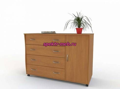 Комод на колесиках Лекси 8