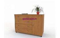 Комод на колесиках Лекси 8