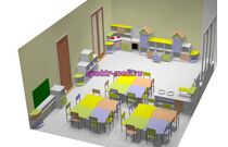 Стол «Облако» регулируемый