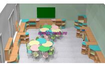 Стол «Капля» регулируемый