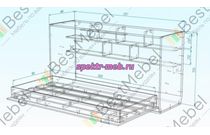Шкаф-кровать трансформер Рим