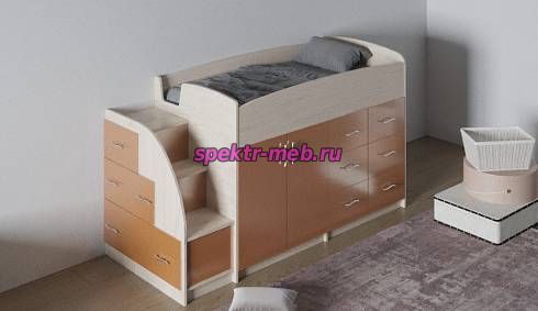 Кровать-чердак Дюймовочка 15