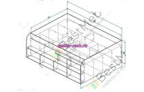 Кровать детская Мия 10