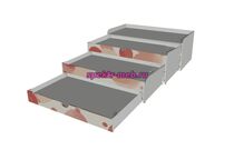 Кровать трехъярусная Дора 19