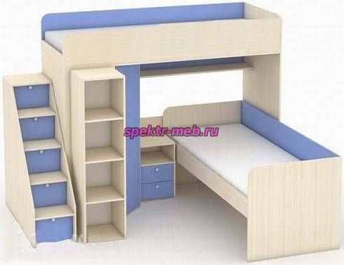 Детская двухъярусная кровать Никс