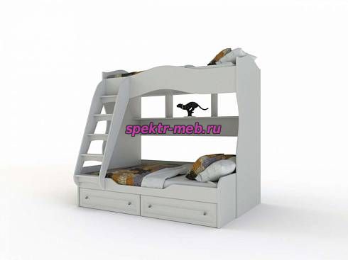Кровать детская двухъярусная Алиса-16