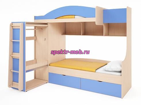 Кровать чердак Облачко 5м