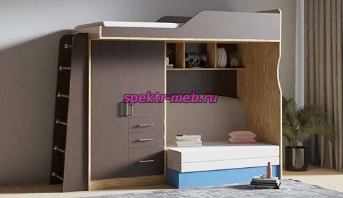 Кровать с диваном Мини 5.1