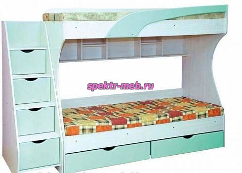 Детская двухъярусная кровать Кадет