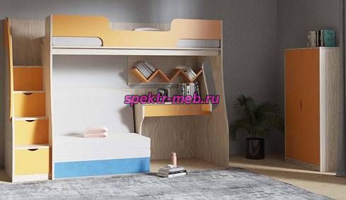 Кровать с диваном Софти 23