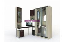 Компьютерный стол со шкафом-купе Монти