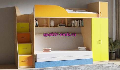 Детская кровать с диваном Клара 4