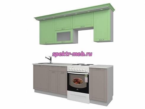 Кухня Престиж Салатовый