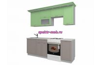 Кухня Престиж Салатовый
