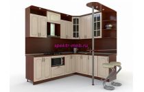 Кухня с барной стойкой Бертрам 3