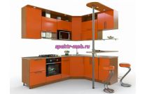 Кухня с барной стойкой Габри