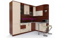 Кухня с барной стойкой Хлоя-1