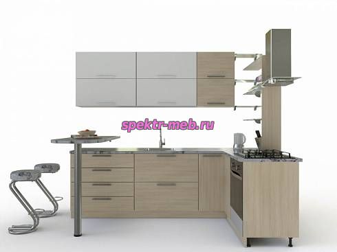Кухня с барной стойкой Джус