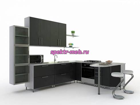 Кухня с барной стойкой Джози