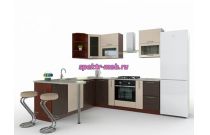 Кухня со стойкой Даниэль 2
