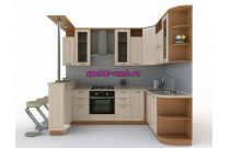 Кухня с барной стойкой Лиля