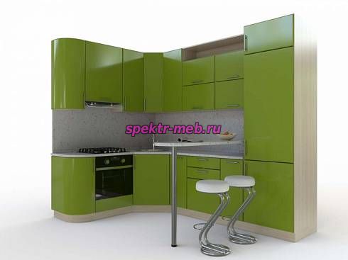 Кухня с барной стойкой Фантазия